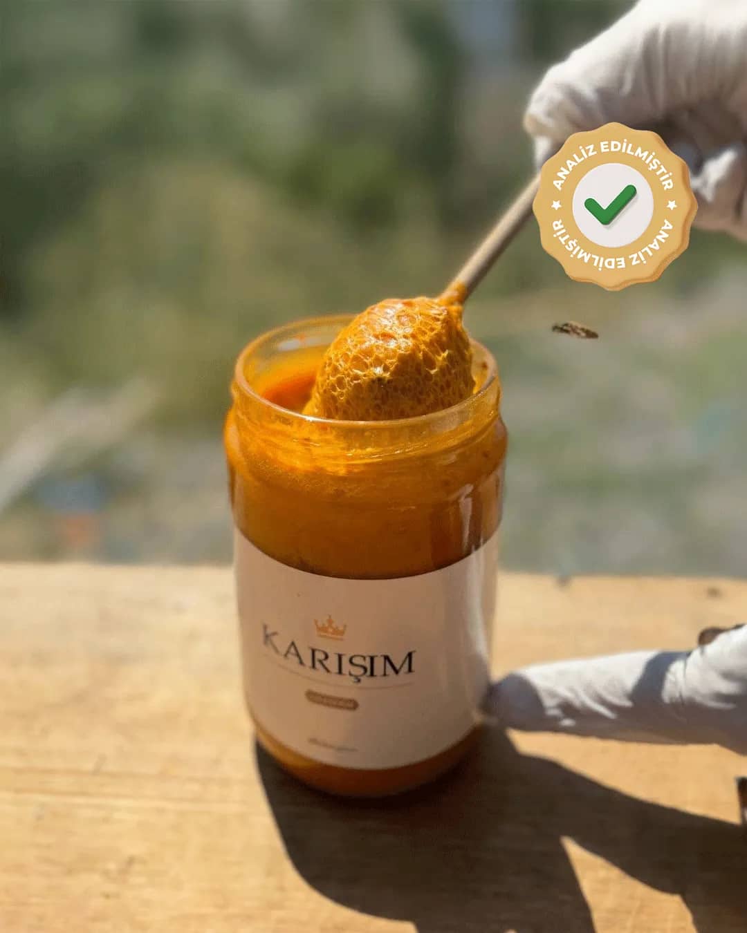 Beyaz Ballı Karışım (Beyaz Bal, Polen, Arı Ekmeği, Arı Sütü)